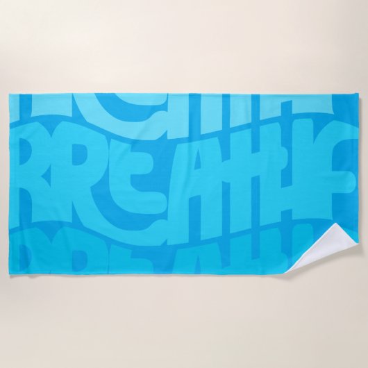 呼吸する ビーチタオル (正面)