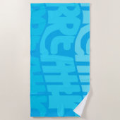 呼吸する ビーチタオル (正面)