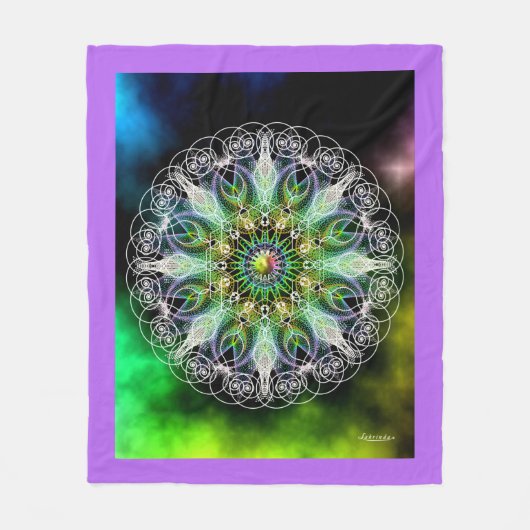 呼吸する フリースブランケット (正面)