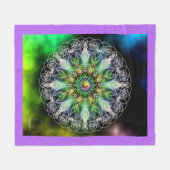 呼吸する フリースブランケット (正面(横))