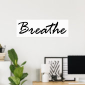 呼吸する ポスター (ホームオフィス)