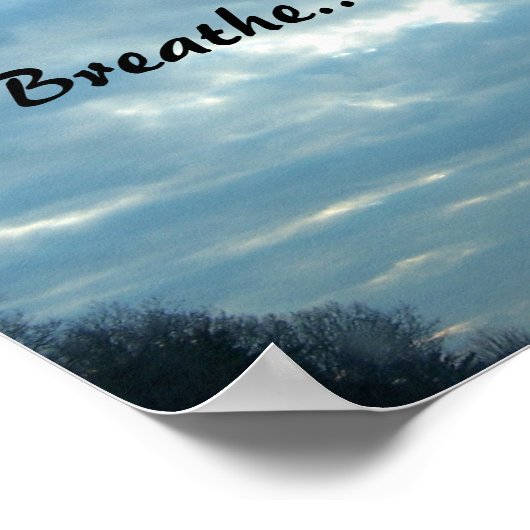 呼吸する ポスター (角)