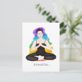 呼吸する ポストカード (スタンド正面)
