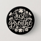 呼吸する 缶バッジ (正面)