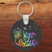 呼吸する | dandelion吹's in wind キーホルダー (正面)