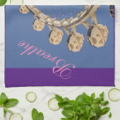 呼吸とドヨガラスベガススタイル キッチンタオル (折り畳み)