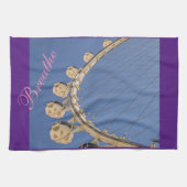 呼吸とドヨガラスベガススタイル キッチンタオル (横)