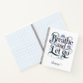 呼吸と解放：スパイラルパーソナライズされた型 ノートブック (内部)