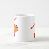 呼吸と静かなベビー! コーヒーマグカップ (中央)