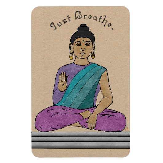 呼吸のみ（フレキシブル磁石） マグネット (縦)