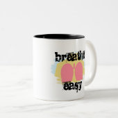 呼吸のセラピーによっては容易な肺マグRTが呼吸します ツートーンマグカップ (正面右)