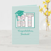 呼吸のセラピーの卒業のお祝い、RT カード (黄色い花)