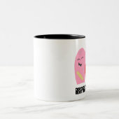 呼吸のセラピーDept. Lungs Mug RT ツートーンマグカップ (中央)