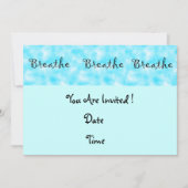 呼吸の招待招待状 招待状 (正面)