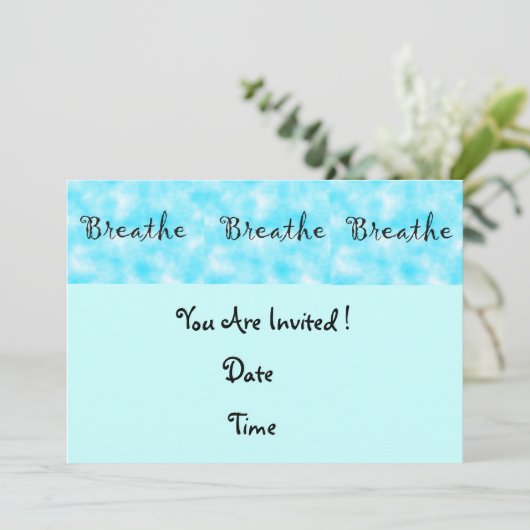 呼吸の招待招待状 招待状 (スタンド正面)