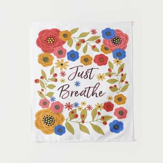 呼吸を小さくする タペストリー (正面)