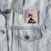 呼吸を自由にするボタン 缶バッジ (インサイチュ)