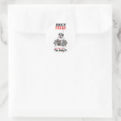 呼吸を自由にする – ストップ喫煙 ラウンドシール (バッグ)