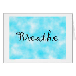 呼吸グリーティングカード