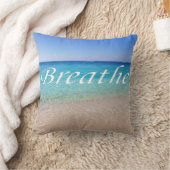 呼吸ケイマンリラックスアイランドビーチ装飾用クッション クッション (ブランケット)