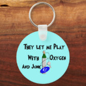 呼吸セラピストおもしろい贈与 キーホルダー (正面)