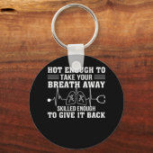 呼吸セラピストが呼吸能力を回復する キーホルダー (正面)