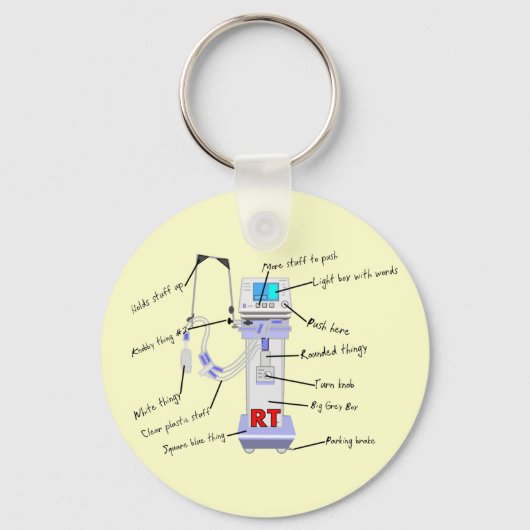 呼吸セラピストの贈り物 キーホルダー (正面)