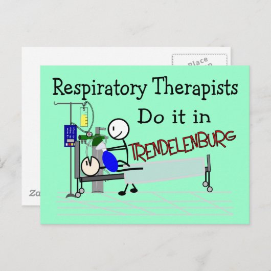 呼吸セラピストはトレンデレンブルクでそれをする ポストカード (正面/裏面)