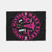 呼吸セラピストは全呼吸数Rt N フリースブランケット (正面(横))