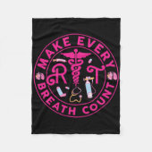 呼吸セラピストは全呼吸数Rt N フリースブランケット (正面)