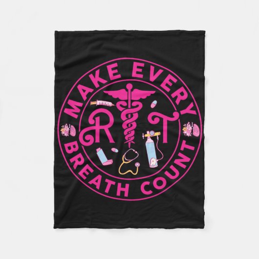 呼吸セラピストは全呼吸数Rt N フリースブランケット (正面)