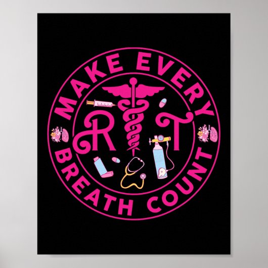 呼吸セラピストは全呼吸数Rt N ポスター (正面)