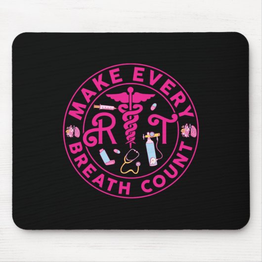 呼吸セラピストは全呼吸数Rt N マウスパッド (正面)