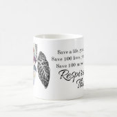 呼吸セラピストコーヒーマグ コーヒーマグカップ (中央)