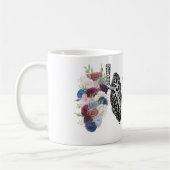 呼吸セラピストコーヒーマグ コーヒーマグカップ (左)