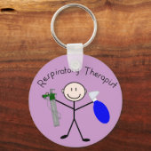 呼吸セラピストスティック患者 キーホルダー (正面)