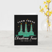 呼吸セラピストナースファームフレッシュクリスマスT カード (黄色い花)