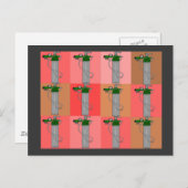 呼吸セラピストピンクポパートギフト ポストカード (正面/裏面)