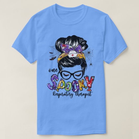 呼吸セラピストメッシーバンハッピーハローウィンギ Tシャツ (デザイン正面)