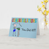 呼吸セラピスト卒業おめでとうカード カード (黄色い花)