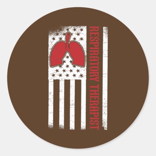 呼吸セラピスト呼吸器信号肺 ラウンドシール (正面)