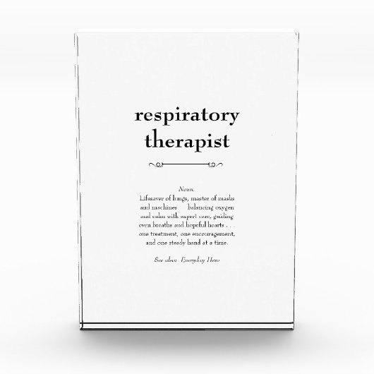 呼吸セラピスト定義サンキューギフト フォトブロック (正面)