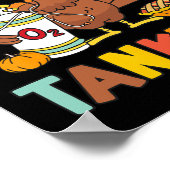 呼吸セラピスト感謝祭ナース秋Fa ポスター (角)