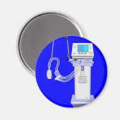 呼吸セラピスト換気装置デザイン マグネット (正面/裏面)