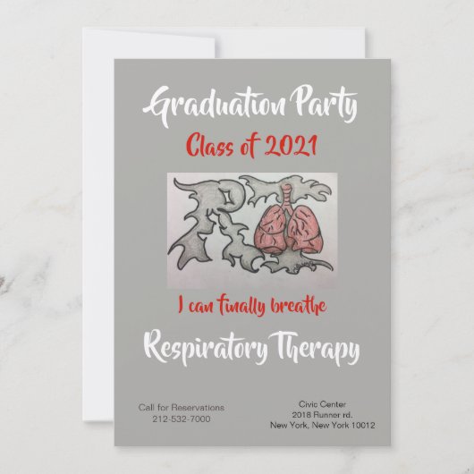 呼吸セラピスト案内カード 招待状 (正面)