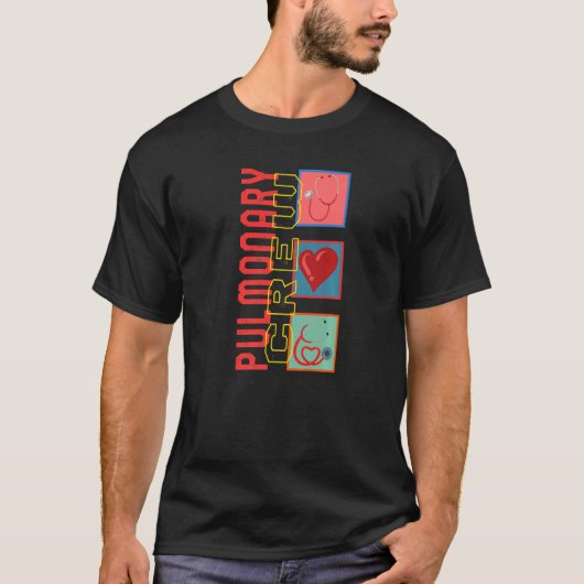 呼吸セラピスト肺乗務員肺医師A Tシャツ (正面)