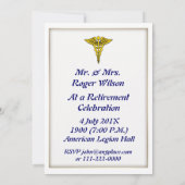 呼吸セラピスト退職招待状 招待状 (裏面)