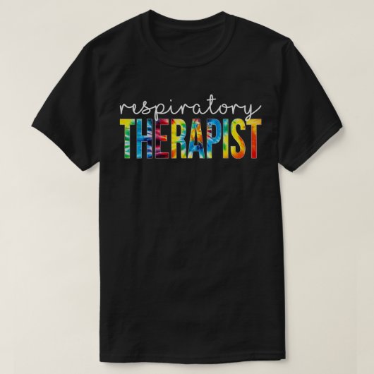 呼吸セラピスト鑑賞日絞り染めWom Tシャツ (デザイン正面)