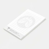 呼吸セラピスト|カスタマイズ可能な線付き ポストイット (アングル)