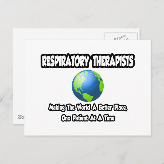 呼吸セラピスト...世界よりよい場所 ポストカード (正面/裏面)